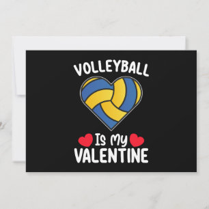 Volleybal is mijn Valentijnsdag sport Kaart