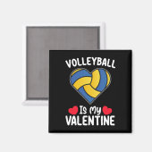 Volleybal is mijn Valentijnsdag sport Magneet (Voorkant / Achterkant)