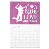 Volleybal junkie inspiraties kalender (Jan 2027)