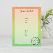 Volleybal; Kaart (Staand voorkant)