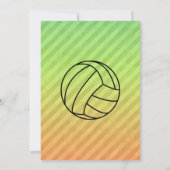 Volleybal; Kaart (Achterkant)