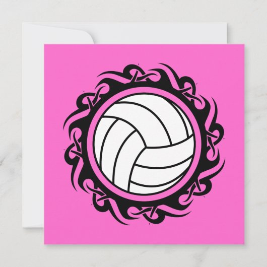 volleybal kaart (Voorkant)