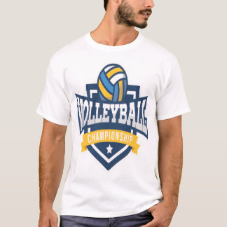 Volleybal kampioenschap banner t-shirt