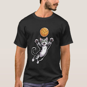 Volleybal Kat Spike T-Shirt