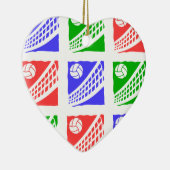 volleybal keramisch ornament (Rechts)