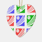 volleybal keramisch ornament (Links)