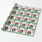 Volleybal Kerst Geschenk Cadeaupapier (Uitgerold)
