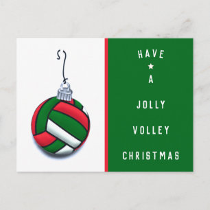 Volleybal Kerst Kaarten Feestdagenkaart