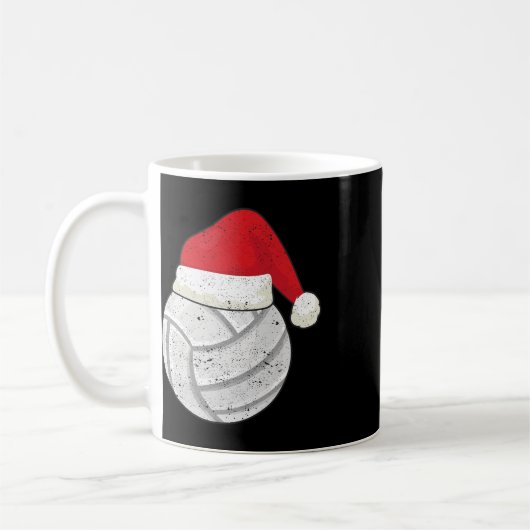 Volleybal Kerstbal Kerstman Pet Xmas Spo Koffiemok (Links)