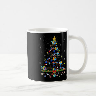 Volleybal Kerstboom Lights Funny Xmas Sports Koffiemok