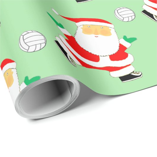 Volleybal Kerstcadeau Inpakpapier (Rol Hoek)