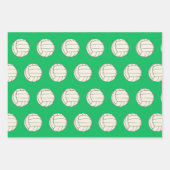 Volleybal Kerstcadeau Inpakpapier Vel (Voorkant 2)