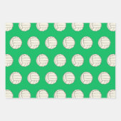 Volleybal Kerstcadeau Inpakpapier Vel (Voorkant 2)