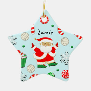 Volleybal Kerstcadeau Keramisch Ornament