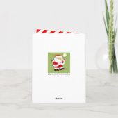 Volleybal kerstcadeaukaarten feestdagen kaart (Achterkant)
