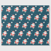 Volleybal kerstcadeaupapier cadeaupapier (Vlak)