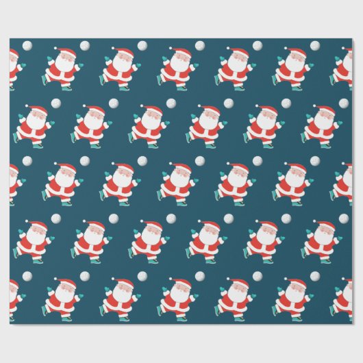 Volleybal kerstcadeaupapier cadeaupapier (Vlak)