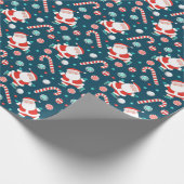 Volleybal kerstcadeaupapier cadeaupapier (Hoek)