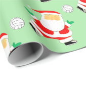 Volleybal kerstcadeaupapier cadeaupapier (Rol Hoek)