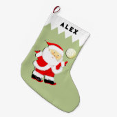 Volleybal Kerstman Grote Kerstsok (Voorkant (Hangend))