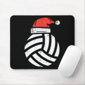 Volleybal Kerstman Hat Kerst Kerstman Sportspeler Muismat (Met muis)