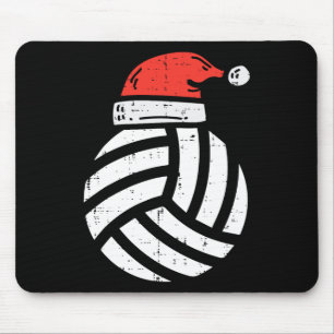 Volleybal Kerstman Hat Kerst Kerstman Sportspeler Muismat