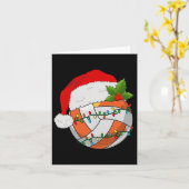 Volleybal Kerstman Hoed Vrouwen Mannen Tennis Lo Kaart (Gele Bloem)