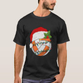 Volleybal Kerstman Hoed Vrouwen Mannen Tennis Lo T-shirt (Voorkant)