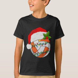 Volleybal Kerstman Hoed Vrouwen Mannen Tennis Lo T-shirt