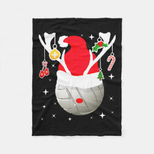 Volleybal Kerstman Rendier Kerstpyjama Xmas Pj Fleece Deken