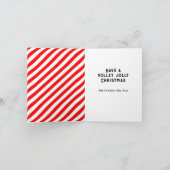 Volleybal Kerstmis cadeaubonnen Feestdagen Kaart (Binnen)