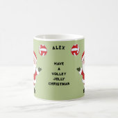 Volleybal Kerstmis Koffiemok (Center)