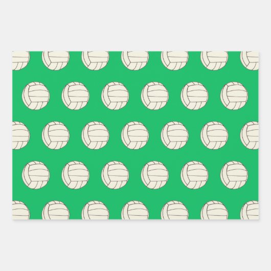 Volleybal Kerstmis Vakantie Cadeauverpakking Papie Inpakpapier Vel (Voorkant 2)