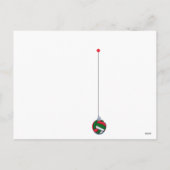 Volleybal Kerstmis Vakantiekaarten Feestdagenkaart (Achterkant)