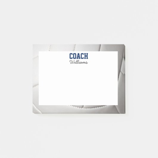 Volleybal Kijk Aangepaste coach Post-it® Notes (Voorkant)