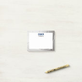 Volleybal Kijk Aangepaste coach Post-it® Notes (Op bureau)