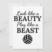Volleybal: Kijk als een schoonheidsspel als een be Kaart (Voorkant)