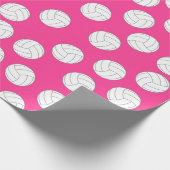 Volleybal kinderen Birthday Party Sports Cadeaupapier (Hoek)