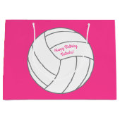Volleybal kinderen Birthday Party Sports Groot Cadeauzakje (Voorkant)