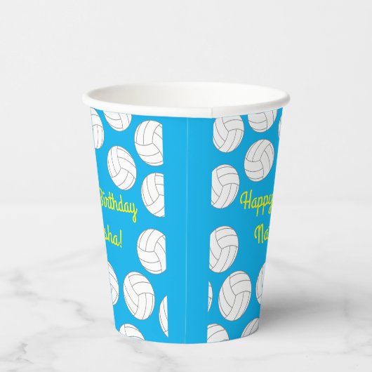 Volleybal kinderen Birthday Party Sports Papieren Bekers (Rechts)