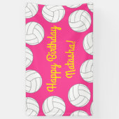 Volleybal kinderen Birthday Party Sports Spandoek (Verticaal)