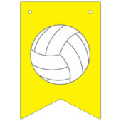 Volleybal kinderen Birthday Party Sports Vlaggetjes (Eerste vlag)