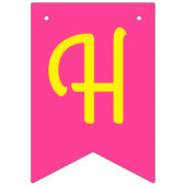 Volleybal kinderen Birthday Party Sports Vlaggetjes (Tweede vlag)