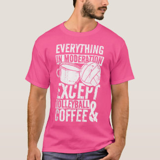 Volleybal koffie t-shirt
