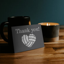 Volleybal krijtbord hart