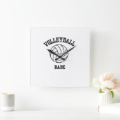 Volleybal Kunst Wandklok (Huis)