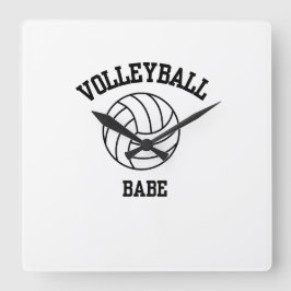 Volleybal Kunst Wandklok