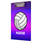 Volleybal; Levendig Violet Blauw en Magenta Klembord (Links)