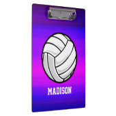 Volleybal; Levendig Violet Blauw en Magenta Klembord (Rechts)
