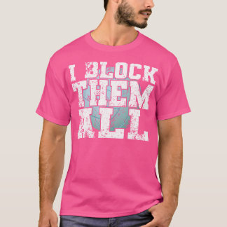 Volleybal Libero Jersey voor mannen blokkeren ze a T-shirt